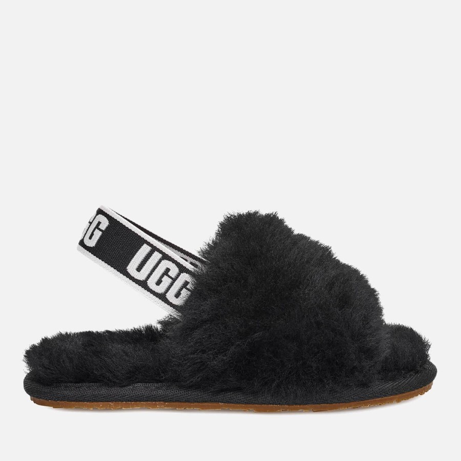 Child & Baby UGG Footwear | Ugg Toddlers' Fluff Yeah Slide Slippers - Black