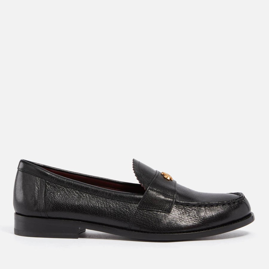 Footwear Tory Burch Flats | Tory Burch Women'S Perry Leather Loafers