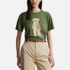 Woemn Polo Ralph Lauren Loungewear | Polo Ralph Lauren Bear Cotton T-Shirt