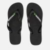 Footwear Havaianas Sandals | Havaianas Men'S Brasil Logo Flip Flops - Black