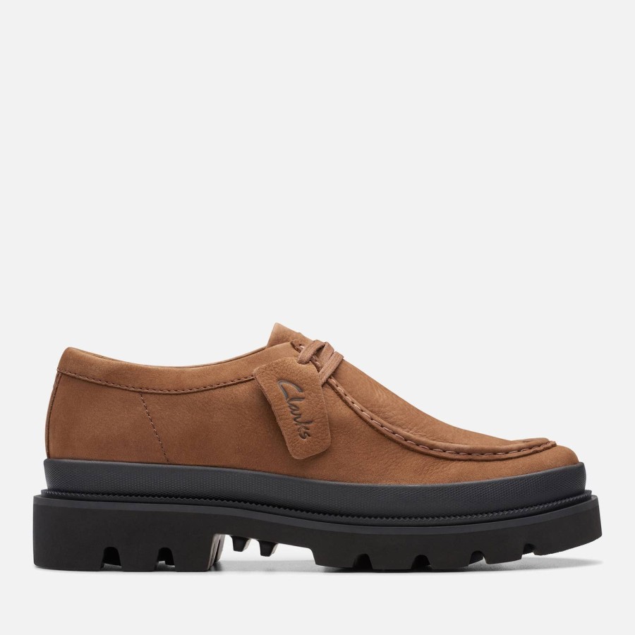 Footwear Clarks Shoes | Clarks Men'S Badell Seam Nubuck Shoes