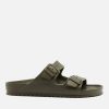 Footwear Birkenstock Sandals | Birkenstock Men'S Arizona Eva Double Strap Sandals - Khaki