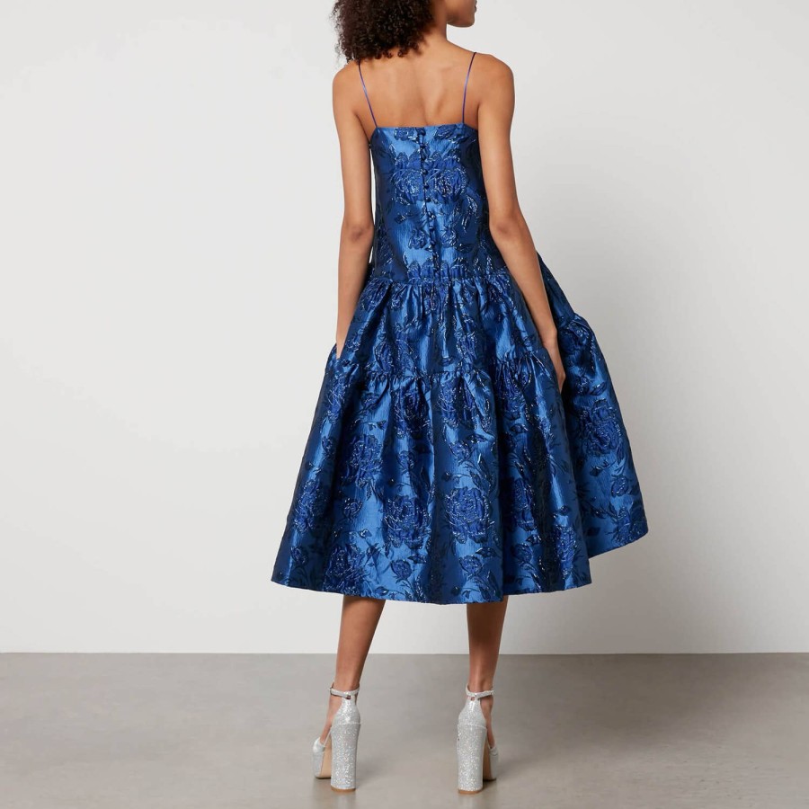 Woemn Sister Jane Dresses | Sister Jane Miro Floral-Brocade Tiered Dress