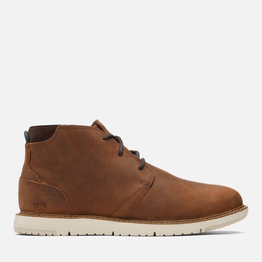 Footwear TOMS Boots | Toms Men'S Navi Waterproof Chukka Boots - Brown