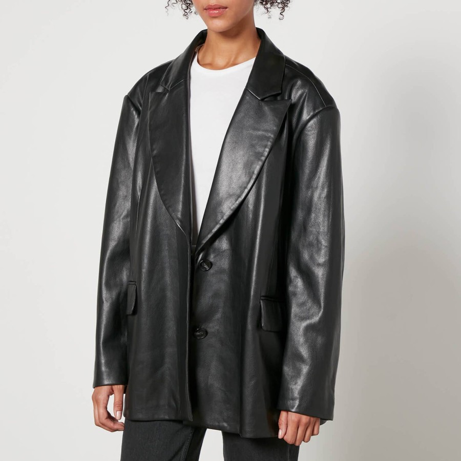 Woemn Jakke Jackets & Coats | Jakke Frankie Faux Leather Oversized Blazer