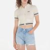 Woemn Tommy Jeans Tops | Tommy Jeans Ribbed Knit Crop Top