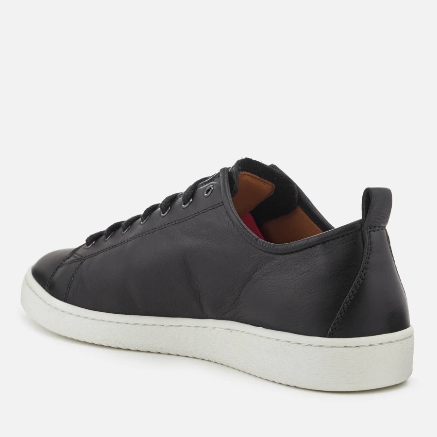 Footwear PS Paul Smith Trainers | Ps Paul Smith Men'S Miyata Leather Low Top Trainers - Black