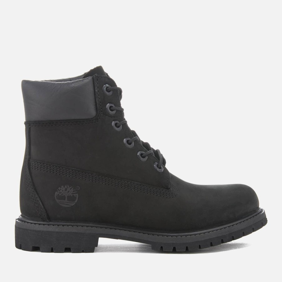 Footwear Timberland Boots | Timberland Women'S 6 Inch Nubuck Premium Boots - Black