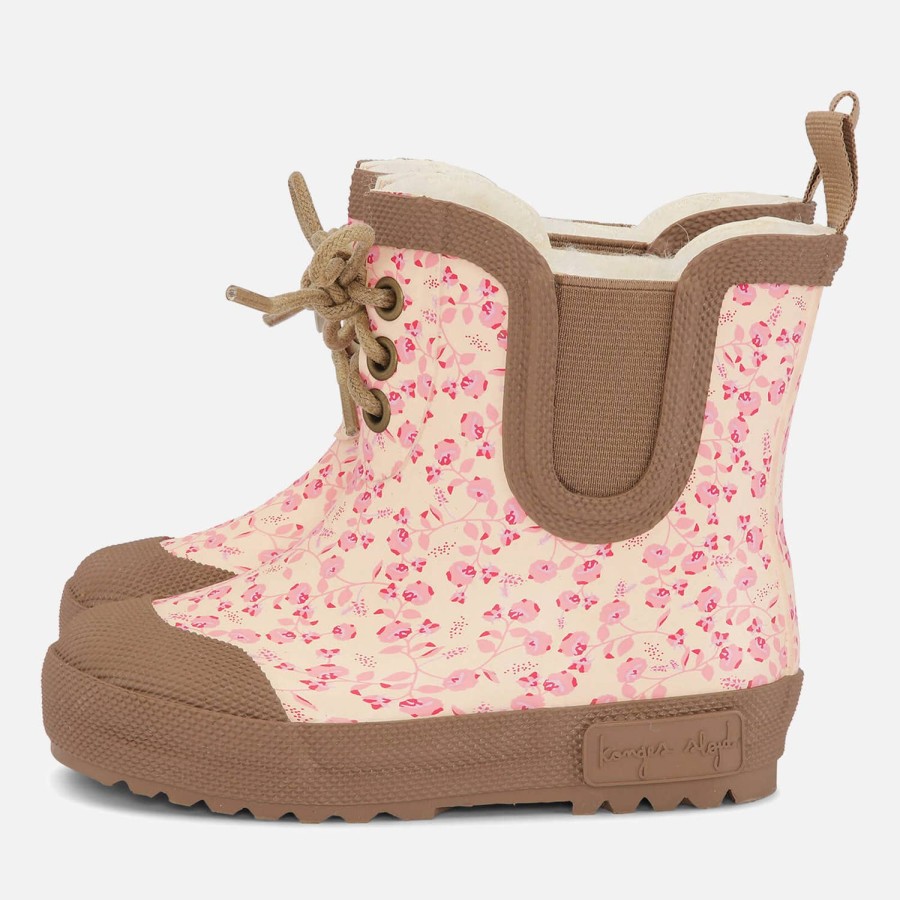 Child & Baby Konges Sløjd Footwear | Konges Slojd Floral Print Rubber Thermo Boots