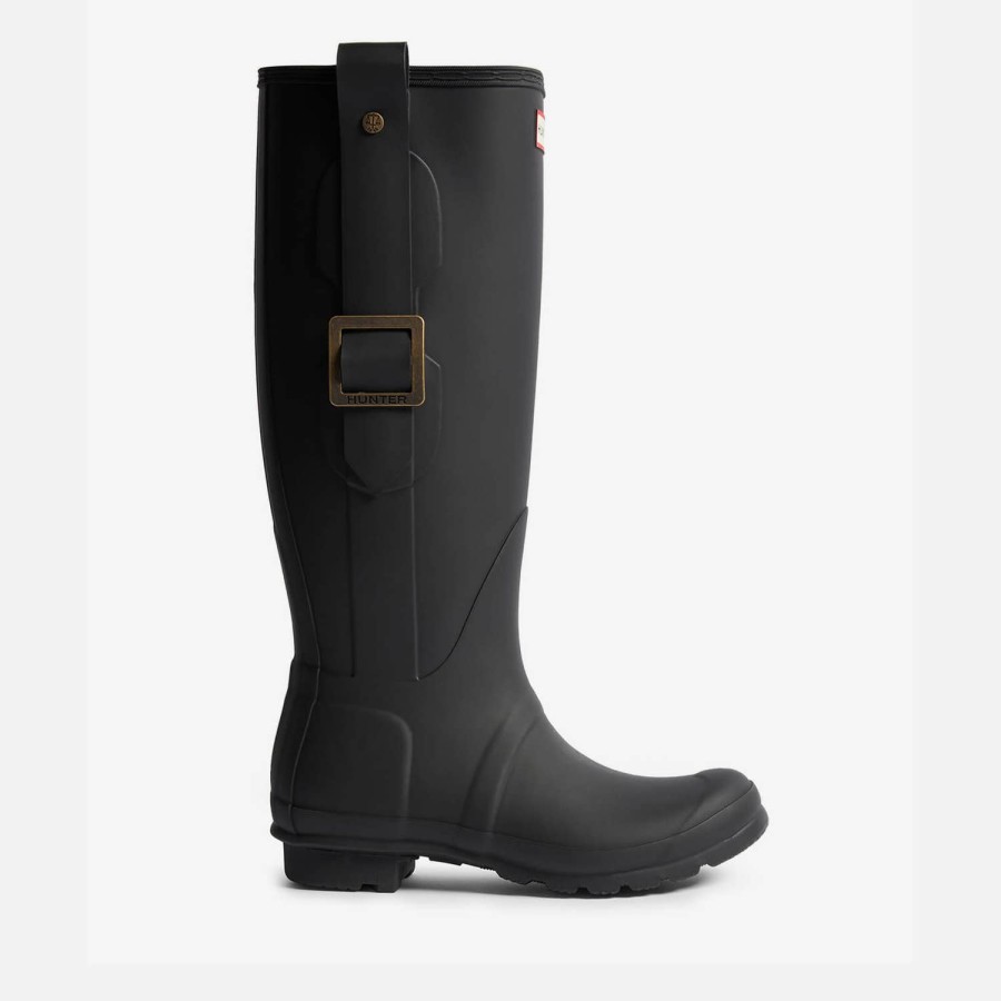 Footwear Hunter Wellies | Hunter Women'S Original Tall Exaggerated Buckle Rubber Wellies