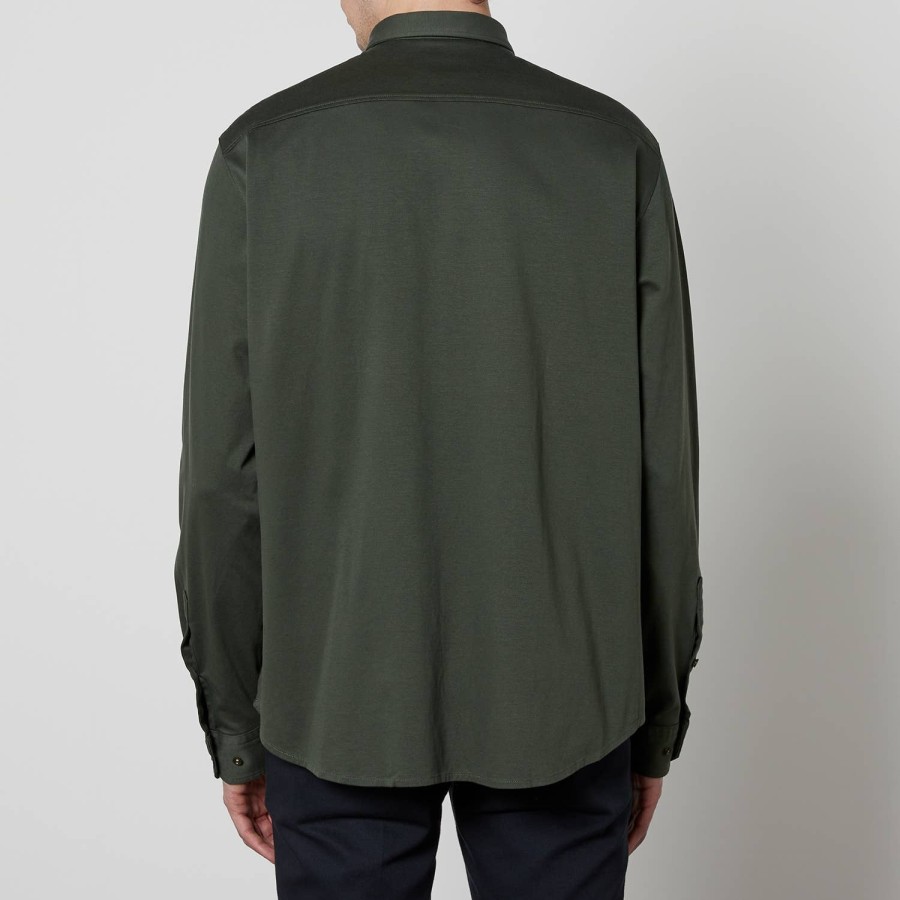 Men BOSS Green Shirts | Boss Green B_Motion_L Cotton-Jersey Shirt