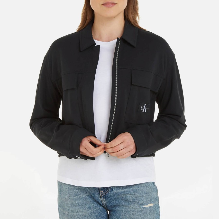 Woemn Calvin Klein Jeans Jackets & Coats | Calvin Klein Jeans Milano Cropped Shell Utility Jacket