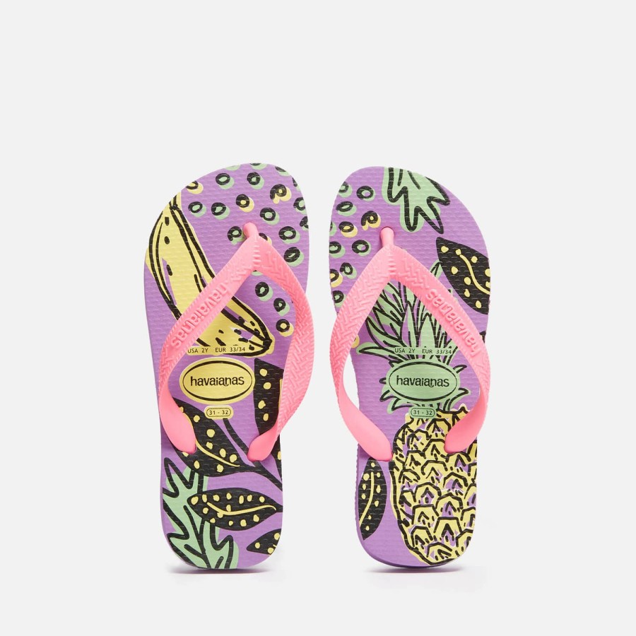 Child & Baby Havaianas Footwear | Havaianas Girls Top Fashion Flip Flops - Purple