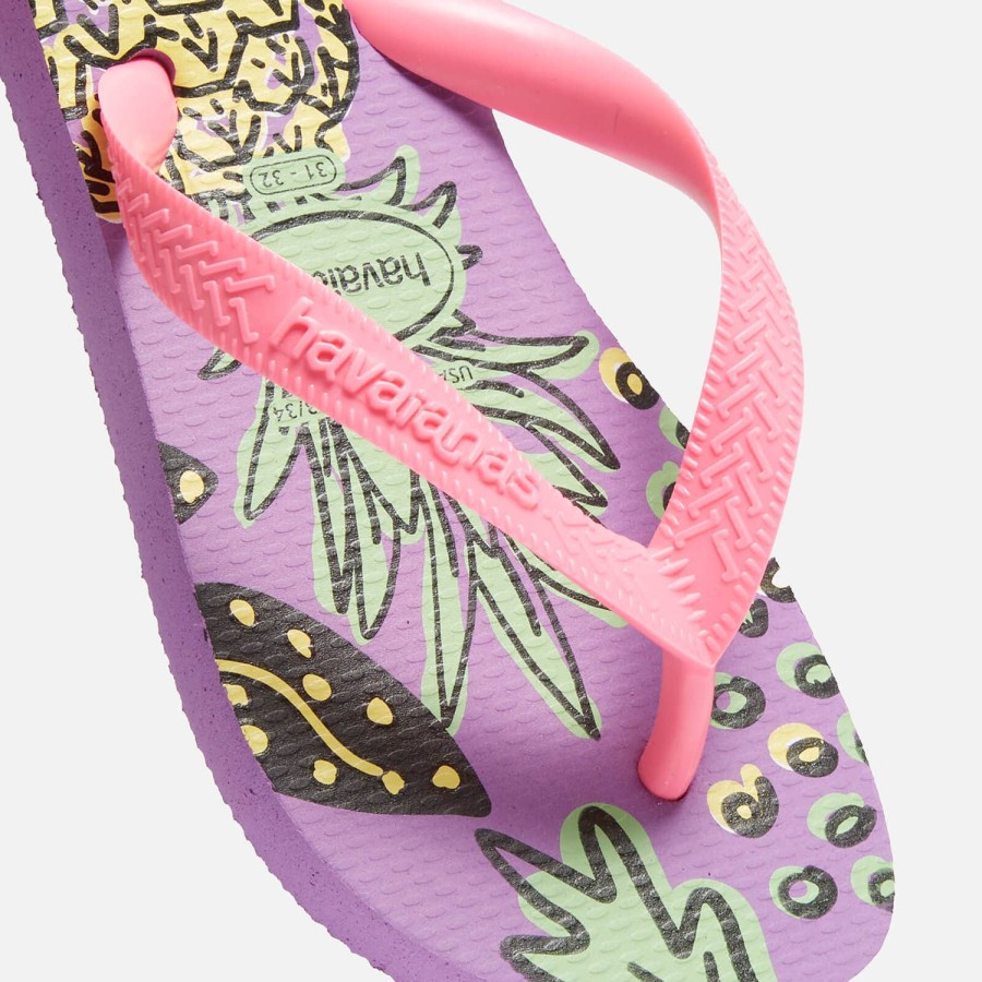 Child & Baby Havaianas Footwear | Havaianas Girls Top Fashion Flip Flops - Purple