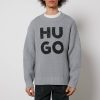 Men HUGO Knitwear | Hugo Stackar Cable-Knit Wool-Blend Jumper