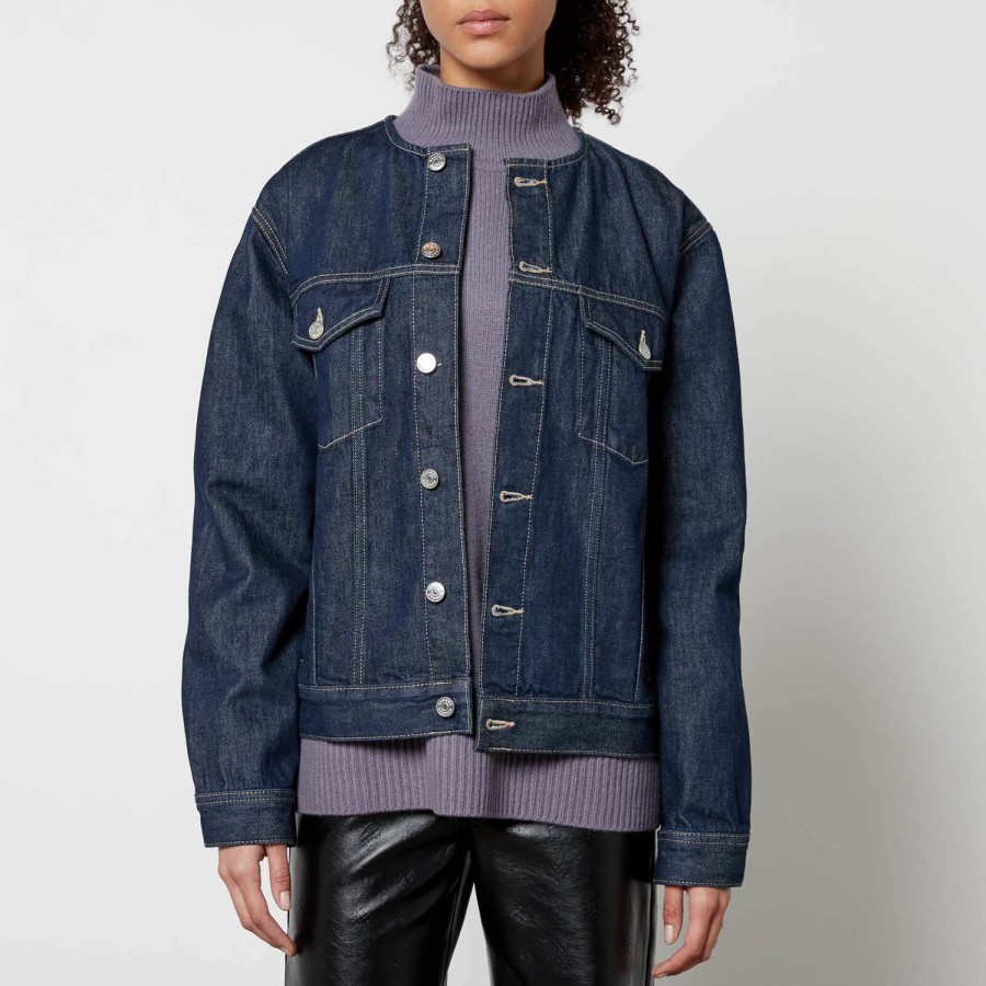 Woemn Samsøe Samsøe Jackets & Coats | Samsoe Samsoe Davona 15059 Organic Denim Jacket