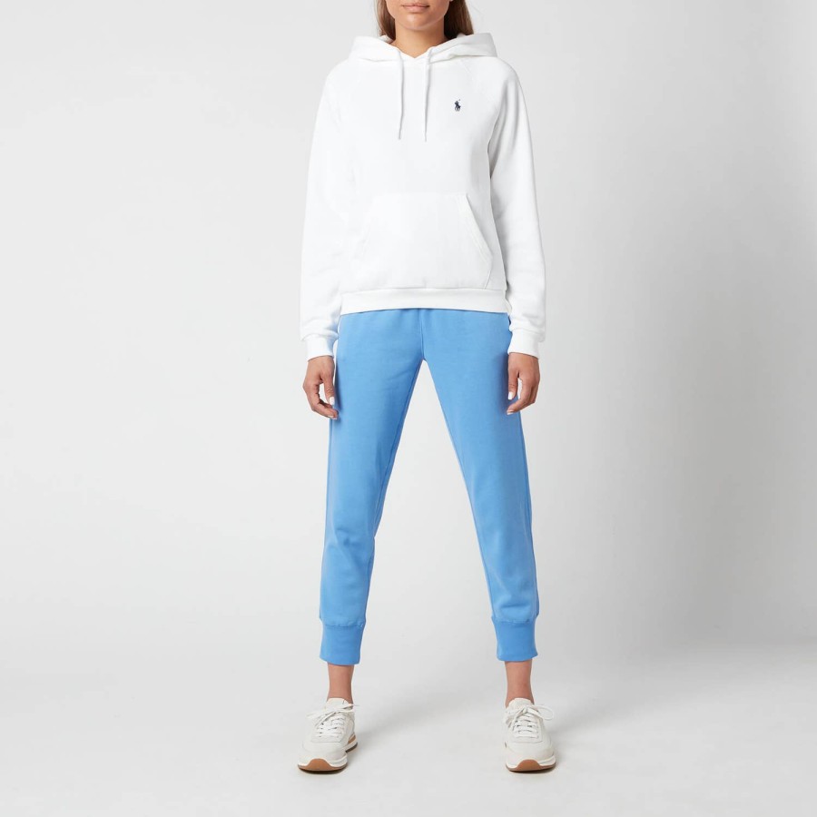 Woemn Polo Ralph Lauren Hoodies & Sweats | Polo Ralph Lauren Women'S Long Sleeve Knitted Hoodie - White