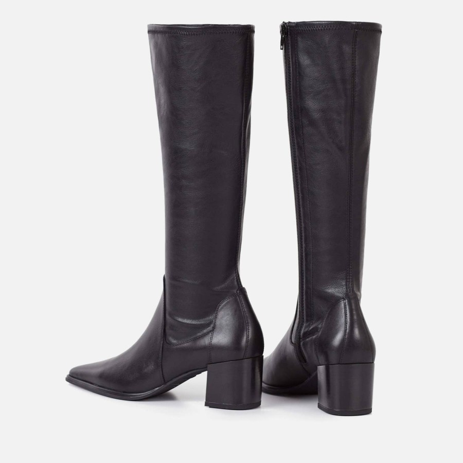 Footwear Vagabond Boots | Vagabond Women'S Giselle Leather And Faux Leather Knee High Boots