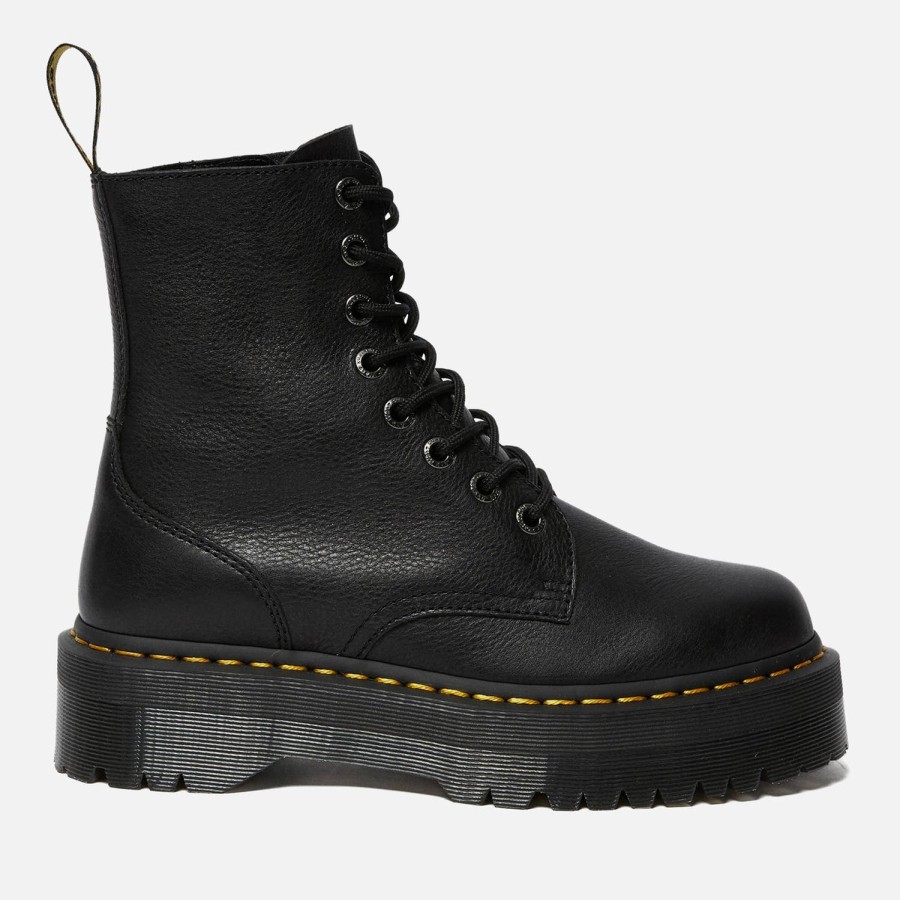 Footwear Dr. Martens Boots | Dr. Martens Women'S Jadon Iii Pisa Leather 8-Eye Boots