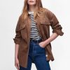 Woemn Barbour Shirts & Blouses | Barbour Oakfield Cotton-Corduroy Overshirt