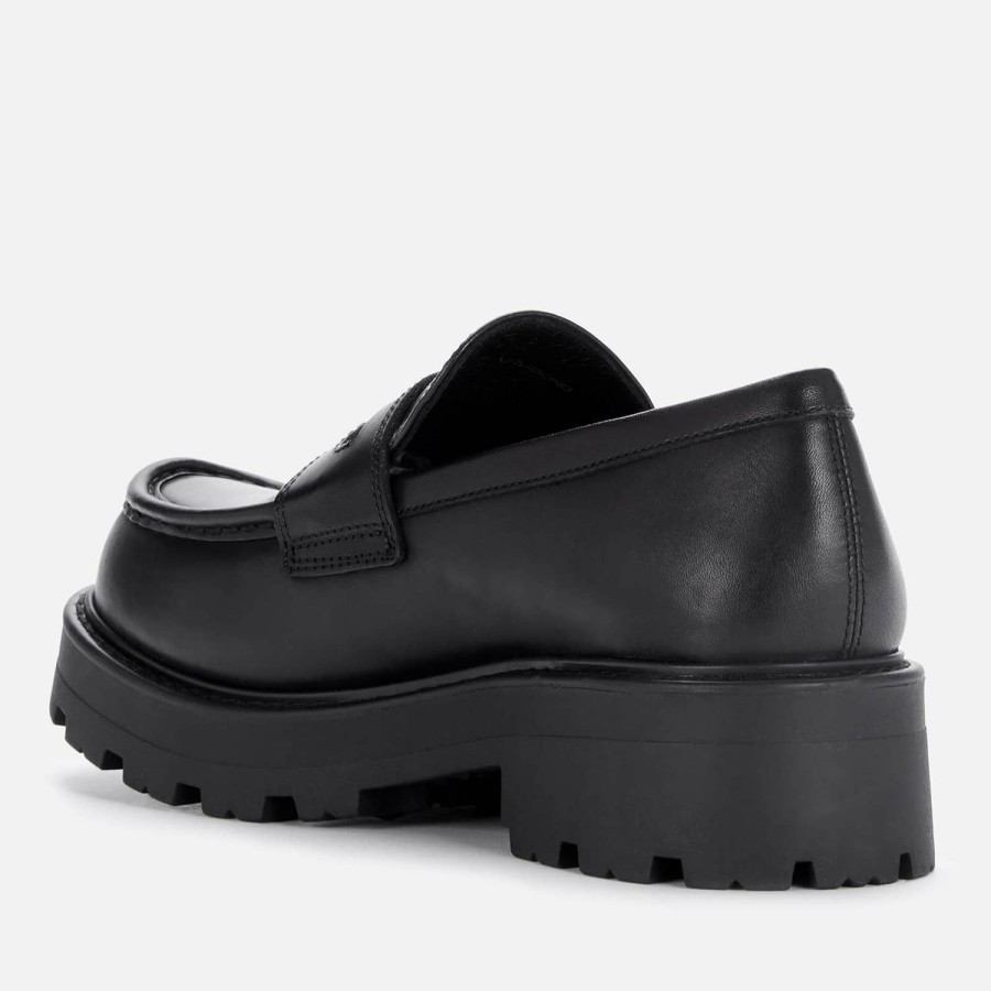 Footwear Vagabond Loafers | Vagabond Women'S Cosmo 2.0 Leather Loafers - Black