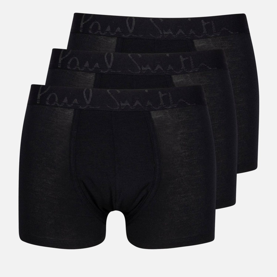 Men Paul Smith Loungewear | Paul Smith Three Pack Stretch-Modal Boxer Shorts