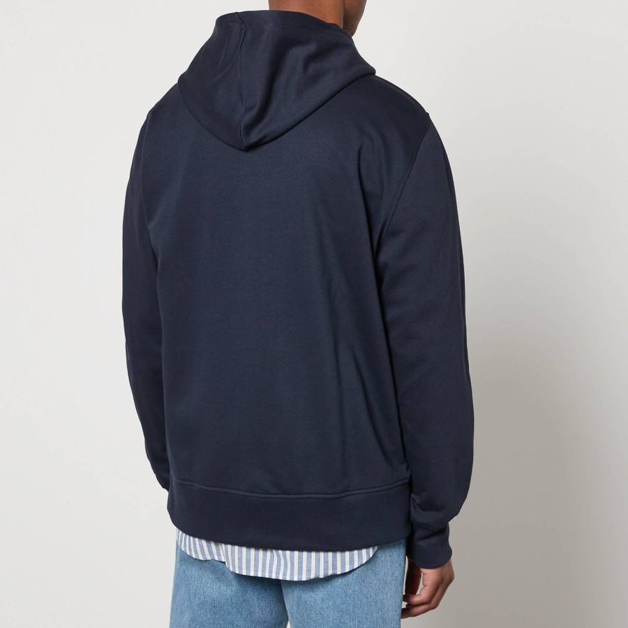 Men GANT Hoodies & Sweats | Gant Full Zip Cotton-Blend Hoodie