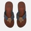 Footwear Barbour Sandals | Barbour Men'S Toeman Beach Toe Post Sandals - Navy