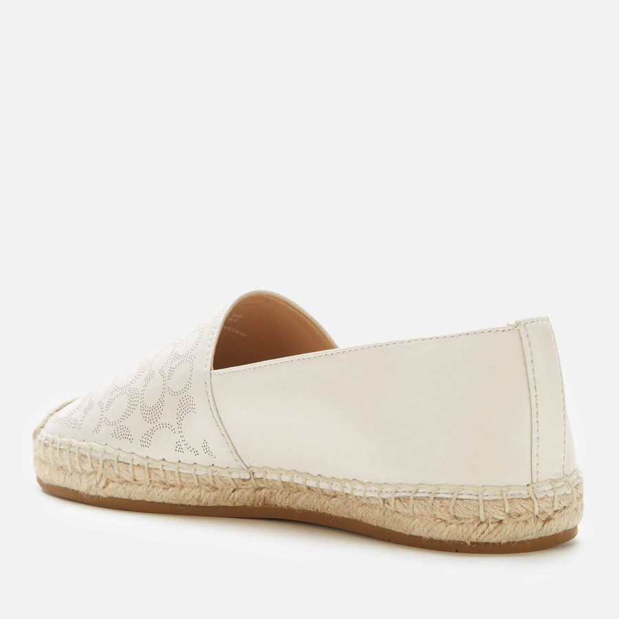 Footwear Coach Espadrilles | Coach Women'S Carley Espadrilles - Chalk