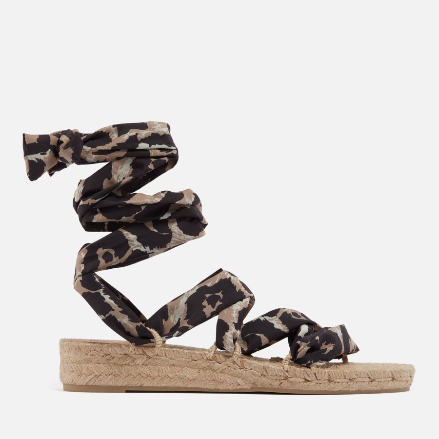 Footwear Castañer X Diane Von Furstenberg Espadrilles | Castaner X Diane Von Furstenberg Women'S Paloma Chiffon Espadrille Sandals