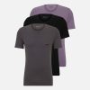 Men BOSS Bodywear T-Shirts | Boss Bodywear 3-Pack Classic Cotton-Blend T-Shirts