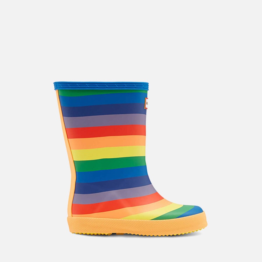 Child & Baby Hunter Footwear | Hunter Kids' First Classic Rainbow Wellington Boots - Multi