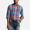 Men Polo Ralph Lauren Shirts | Polo Ralph Lauren Madras Checked Cotton Shirt