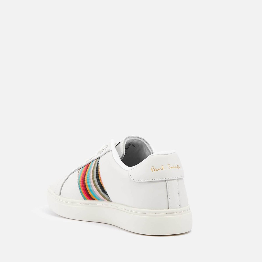 Footwear Paul Smith Trainers | Paul Smith Lapin Grosgrain-Trimmed Leather Trainers