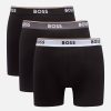 Men BOSS Bodywear Socks & Underwear | Boss Bodywear Three-Pack Stretch-Jersey Boxer Briefs